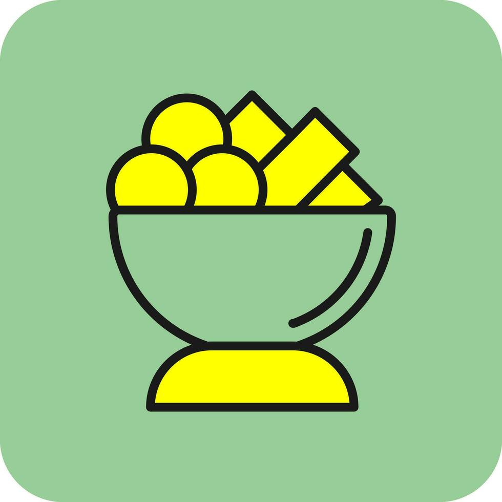Moules frites Vector Icon Design