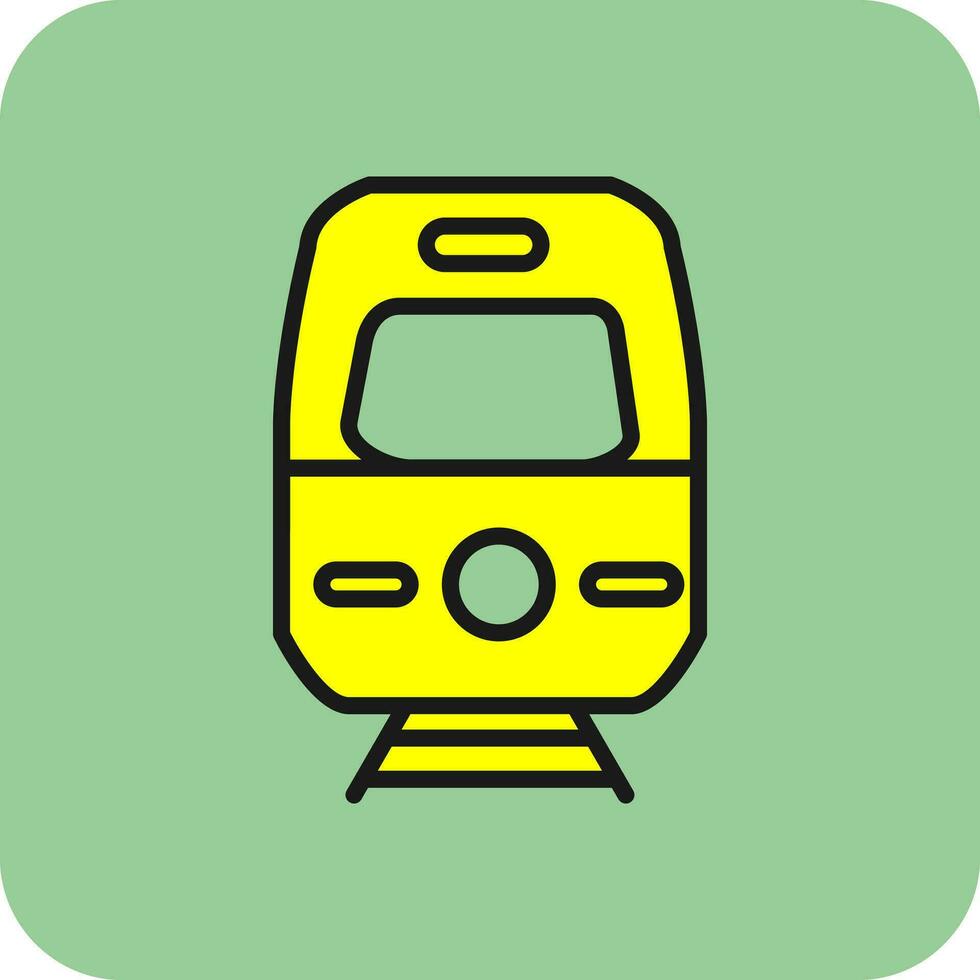 diseño de icono de vector de metro