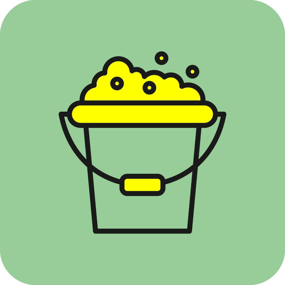 Bucket Vector Icon Design