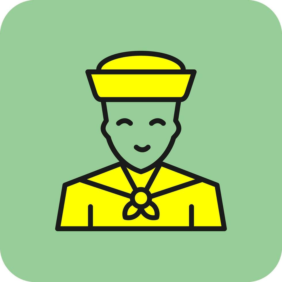 Sailor Vector Icon Design