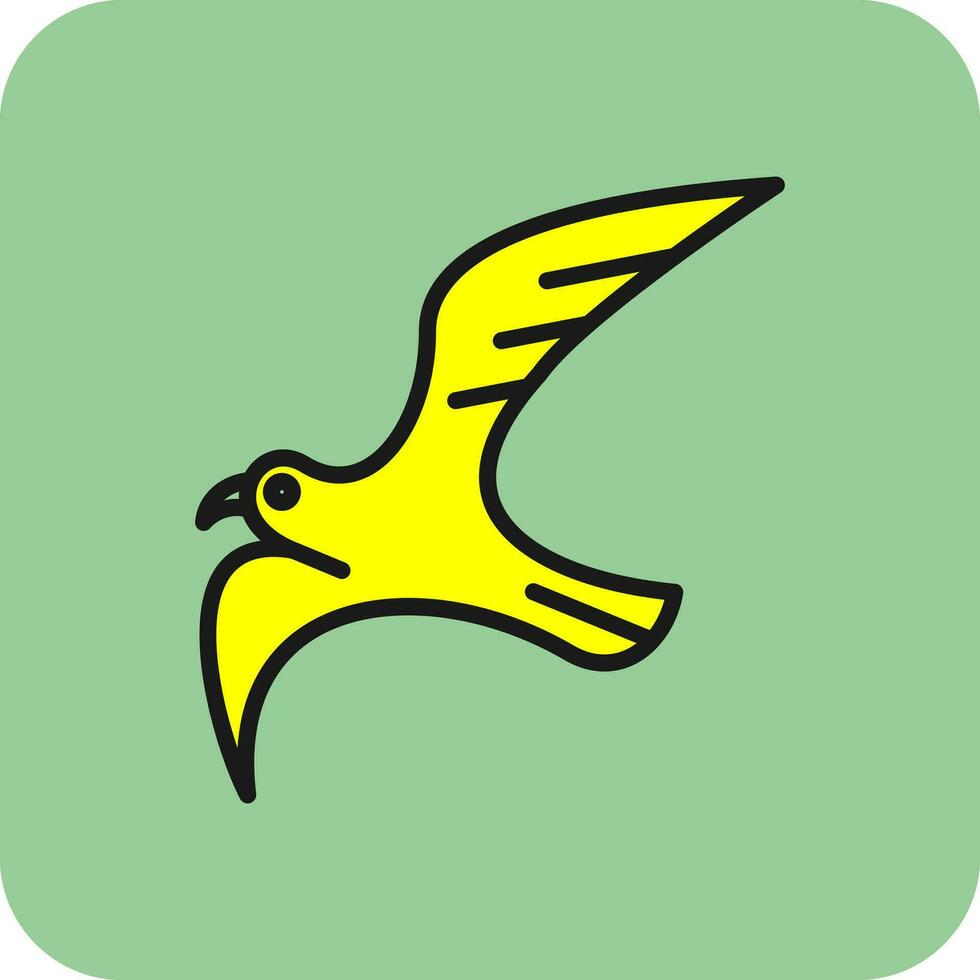 Seagull Vector Icon Design