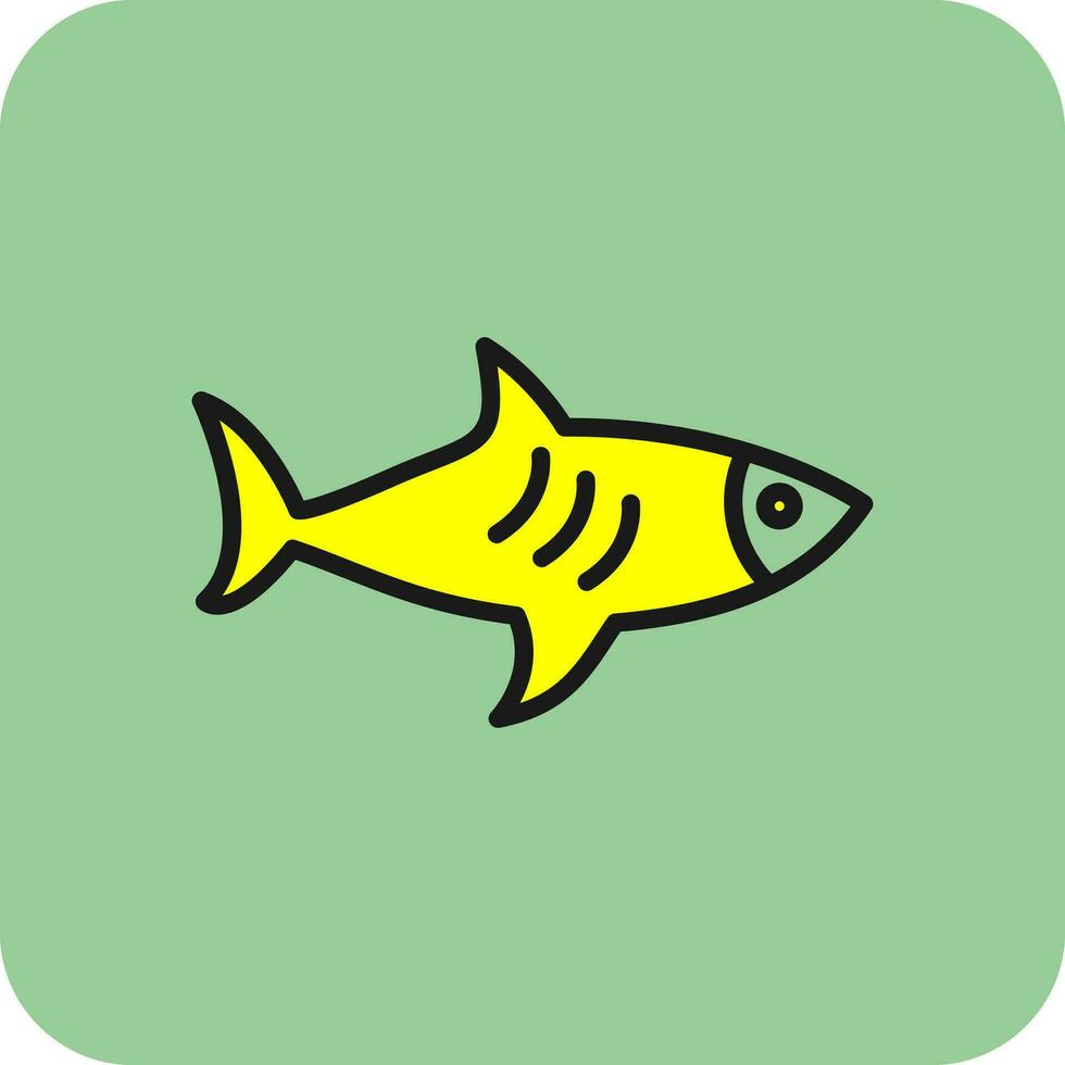 diseño de icono de vector de pescado