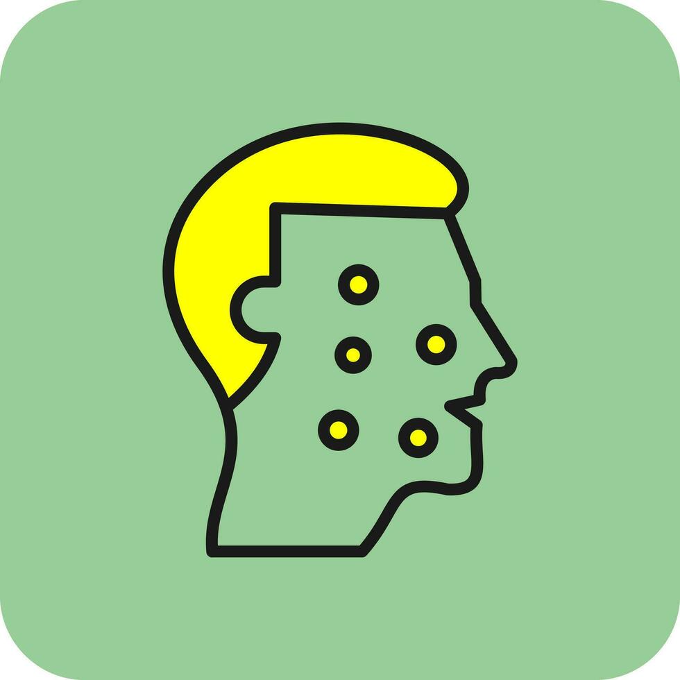 Redness Vector Icon Design