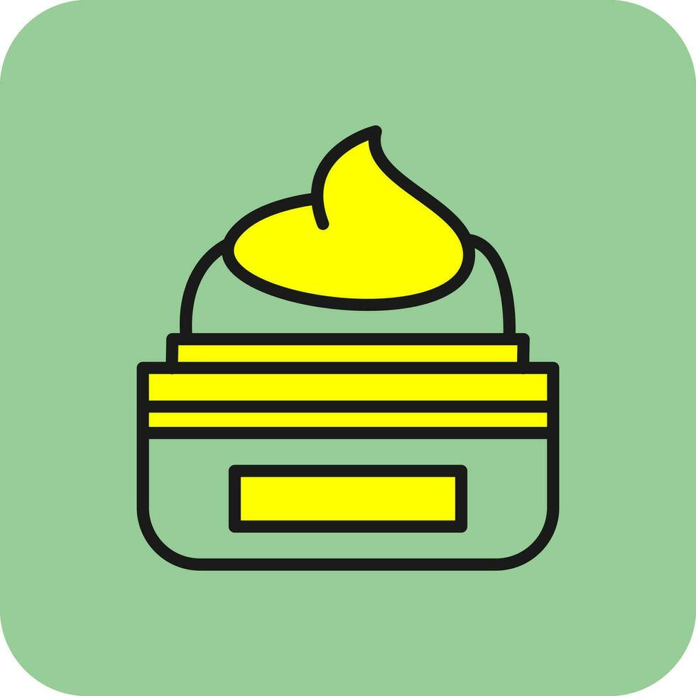 Cream Vector Icon Design