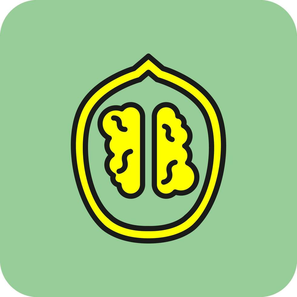 Walnut Vector Icon Design