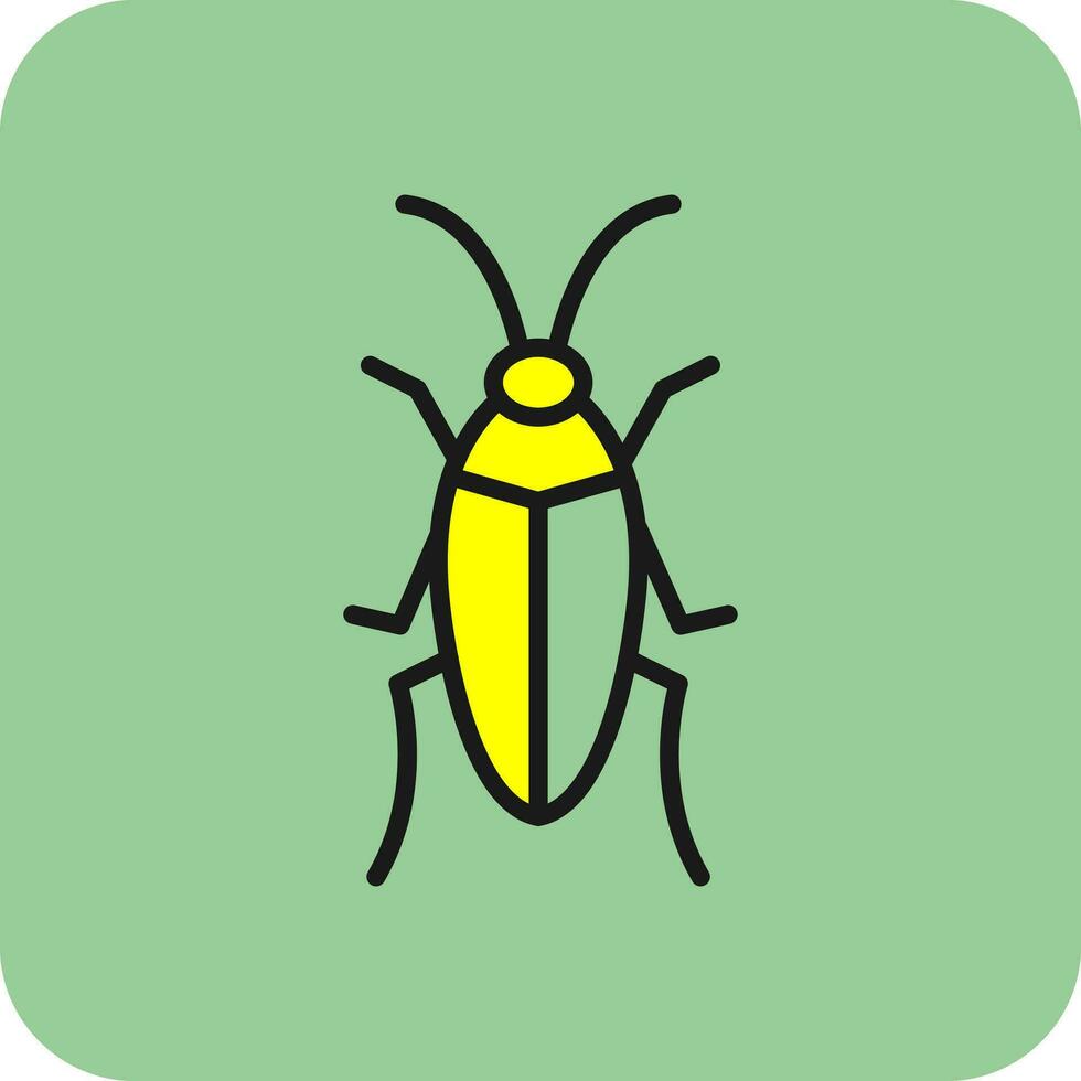 Cockroach Vector Icon Design