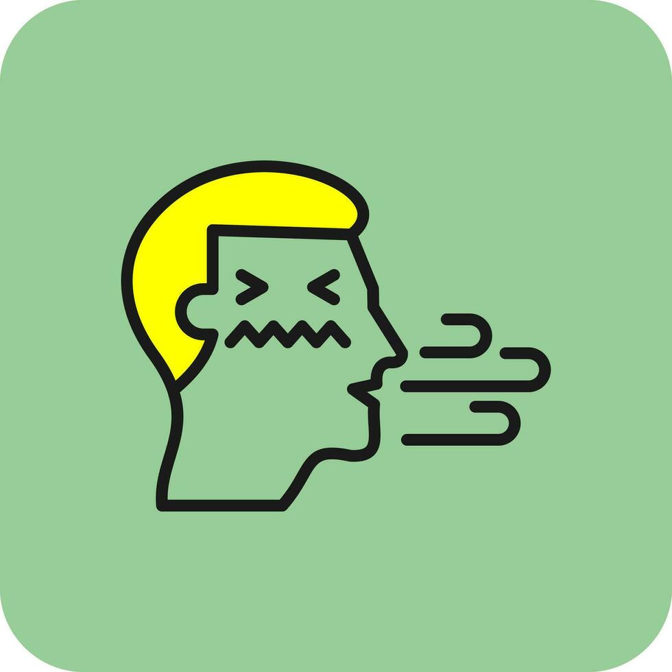 Bad breath Vector Icon Design