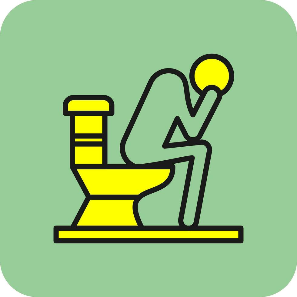 Diarrhea Vector Icon Design