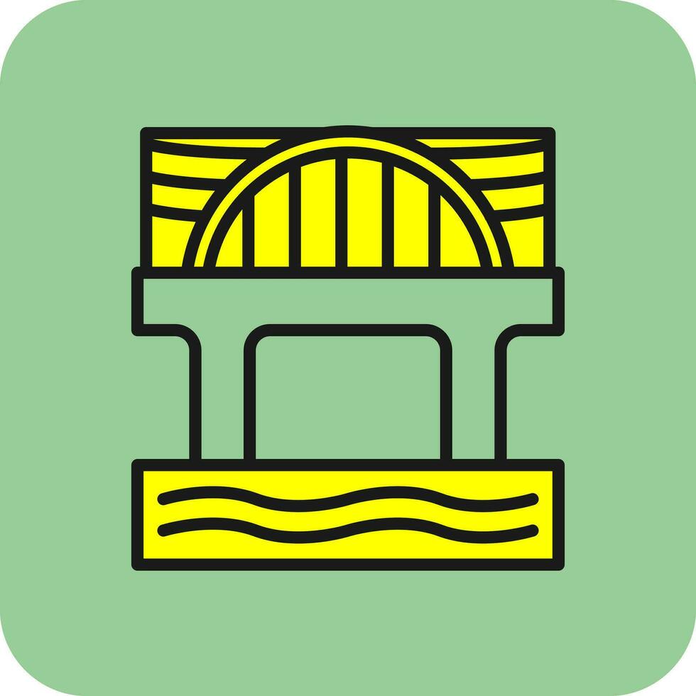 diseño de icono de vector de puente