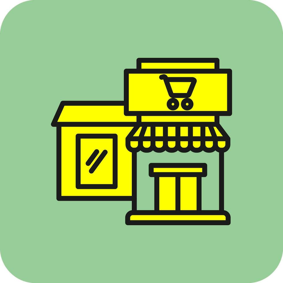 Supermarket Vector Icon Design