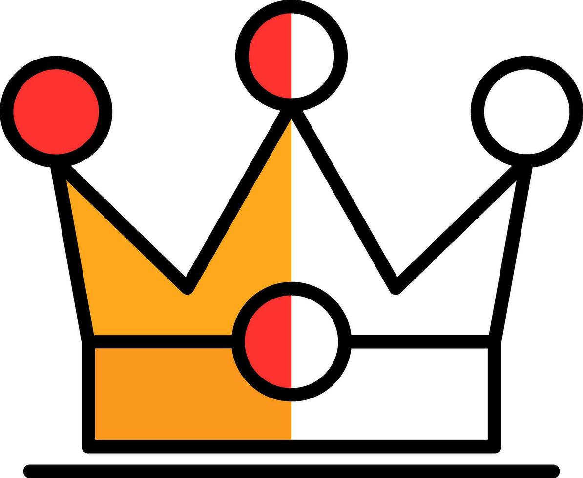 Crown Vector Icon Design