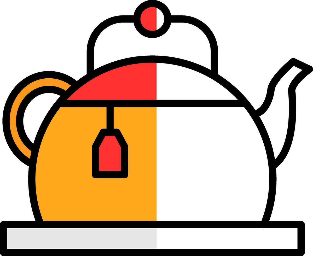 Teapot Vector Icon Design