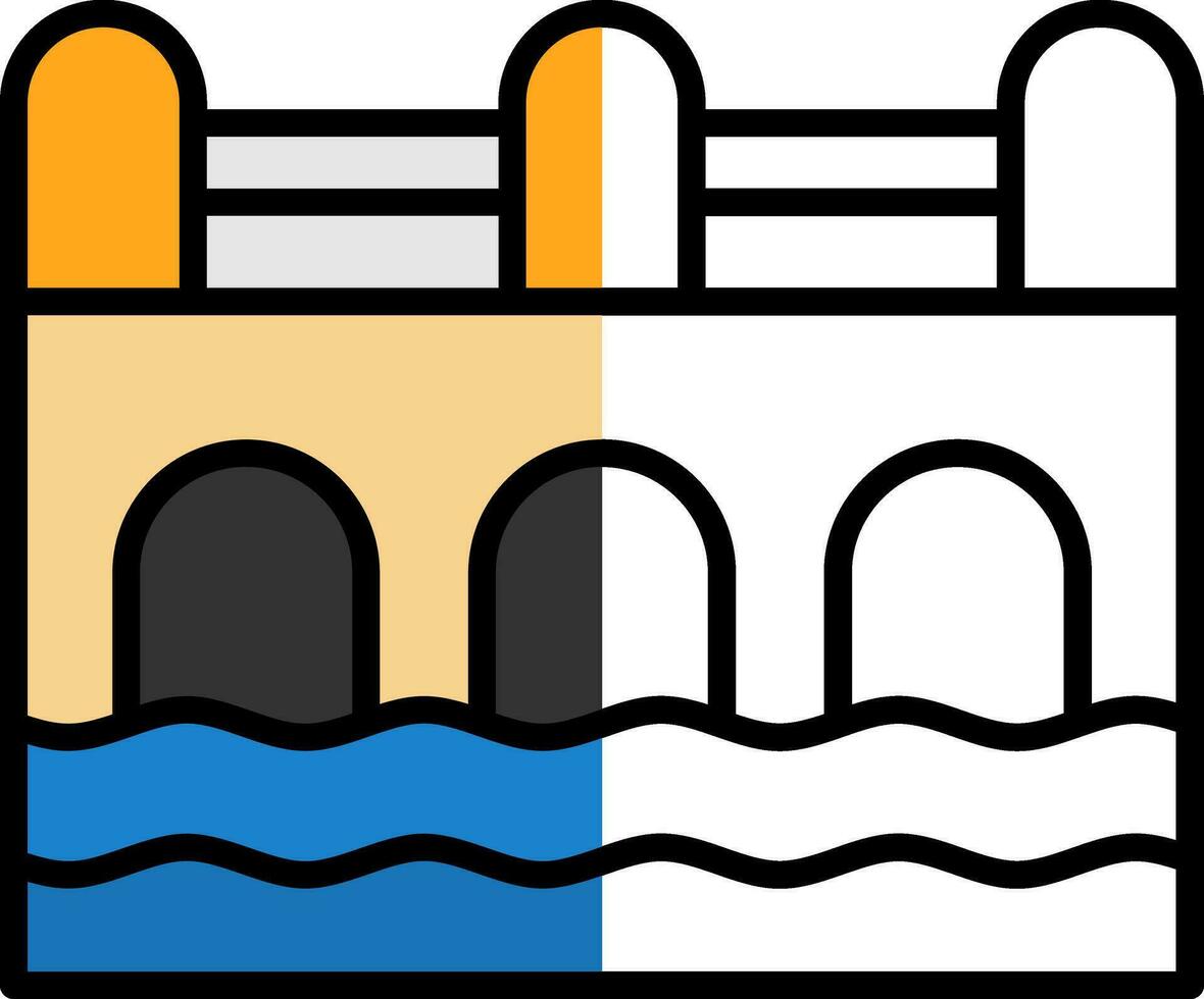 Canal Vector Icon Design