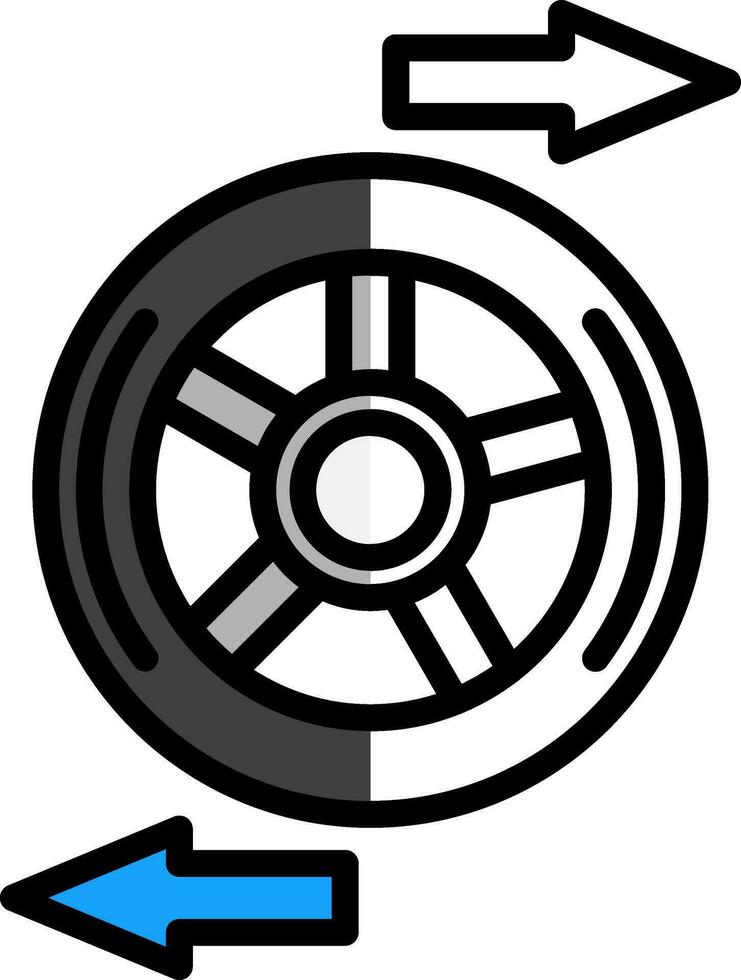 Wheel alignment Vector Icon Design