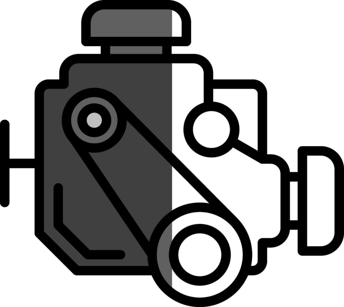 Car engine Vector Icon Design
