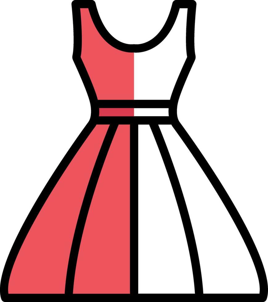 diseño de icono de vector de vestido