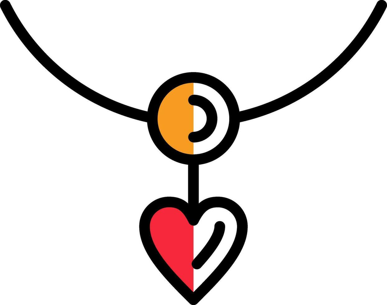 Necklace Vector Icon Design