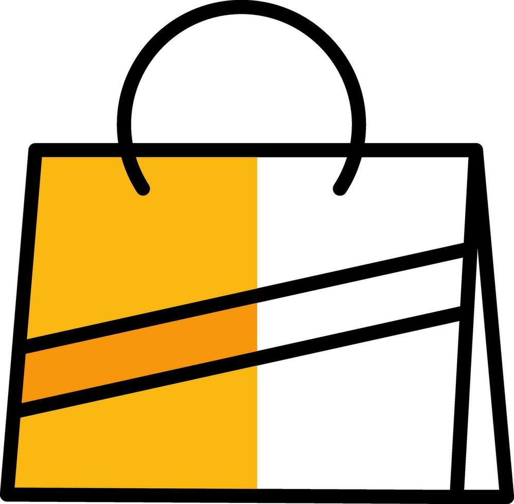 diseño de icono de vector de bolsa de compras