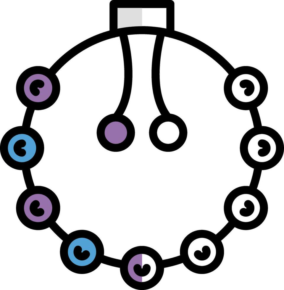 diseño de icono de vector de pulsera