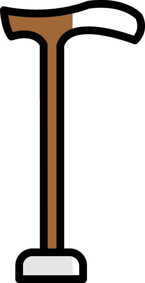 Walking stick Vector Icon Design