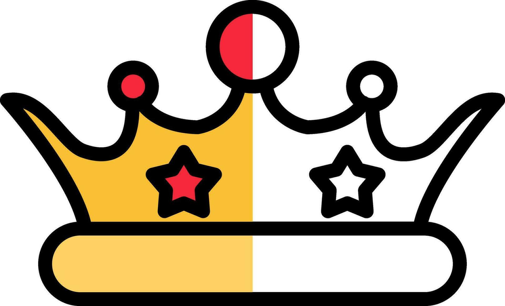 Crown Vector Icon Design