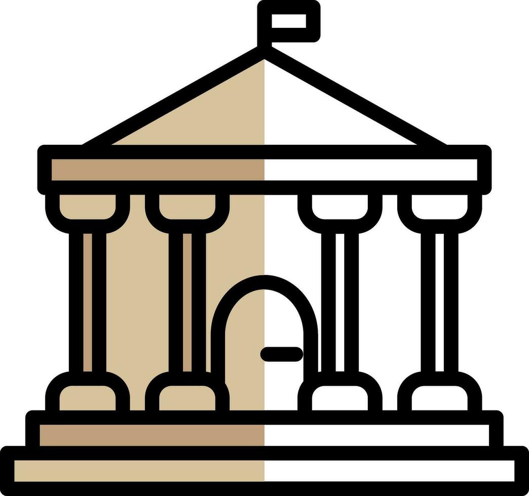 parlamento vector icono diseño