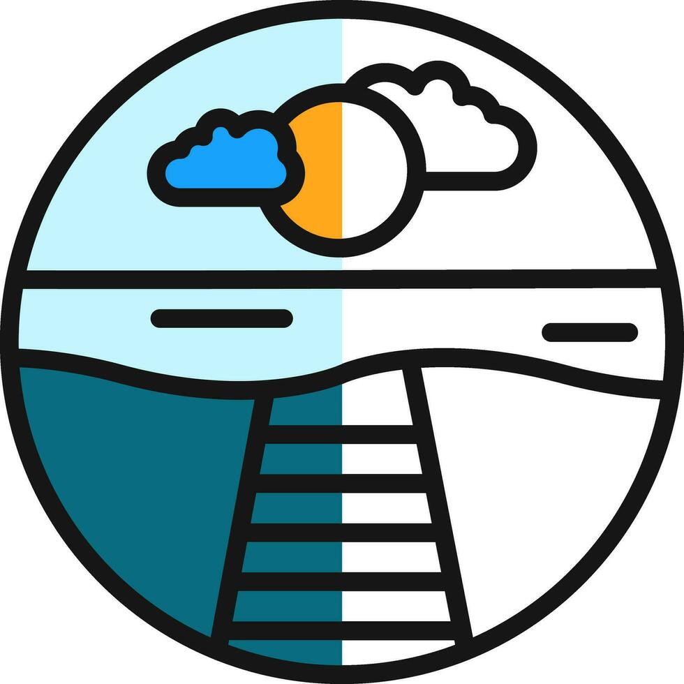 Pier Vector Icon Design