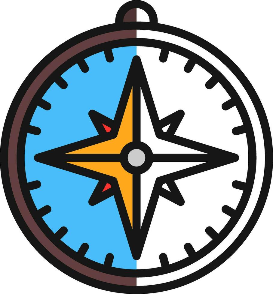 Compass Vector Icon Design