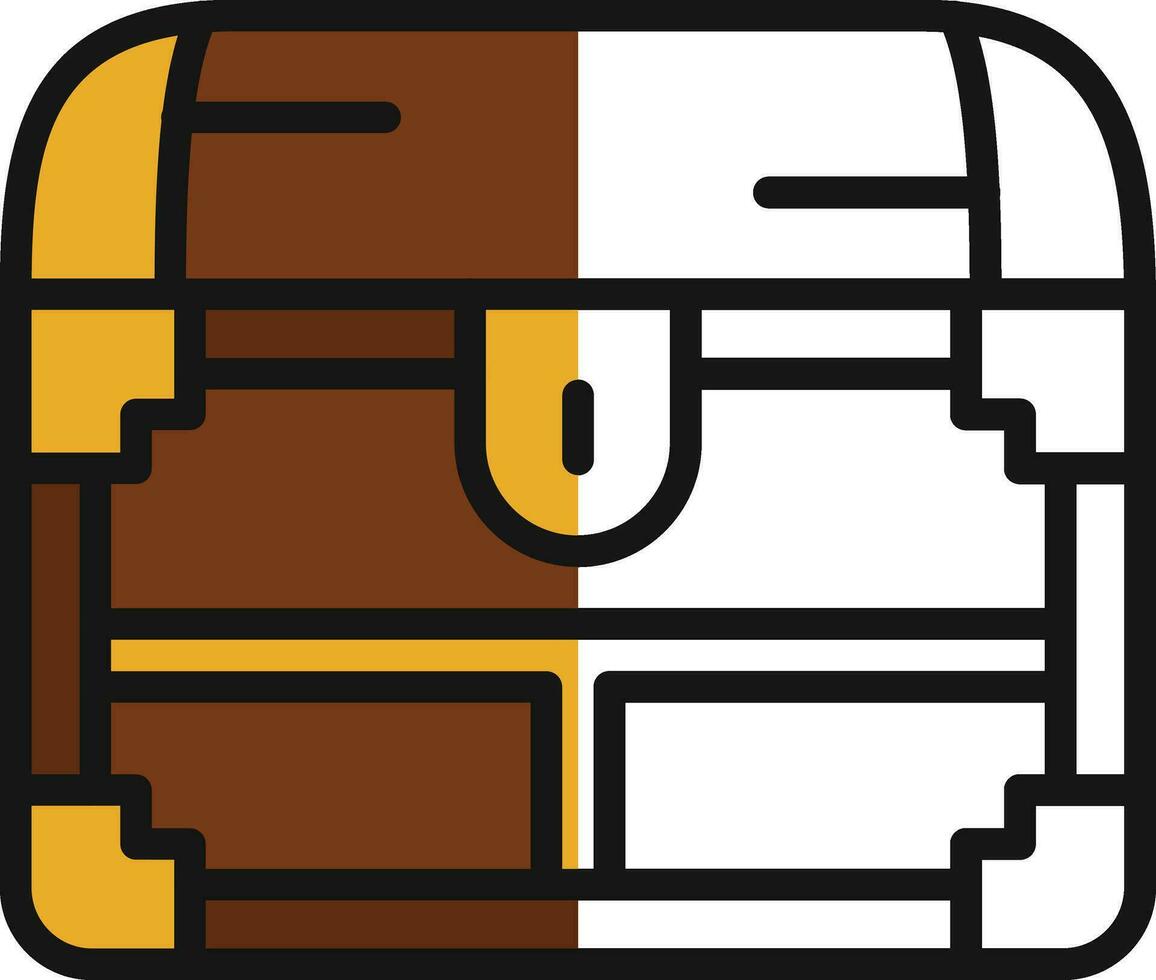 Treasure chest Vector Icon Design