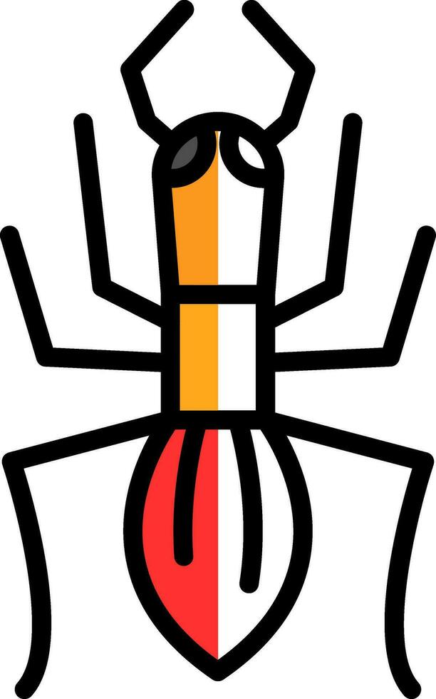 diseño de icono de vector de insecto