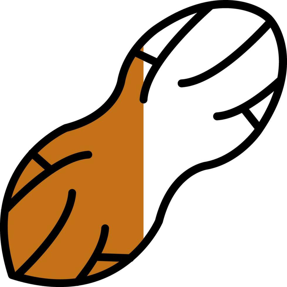 Peanut Vector Icon Design