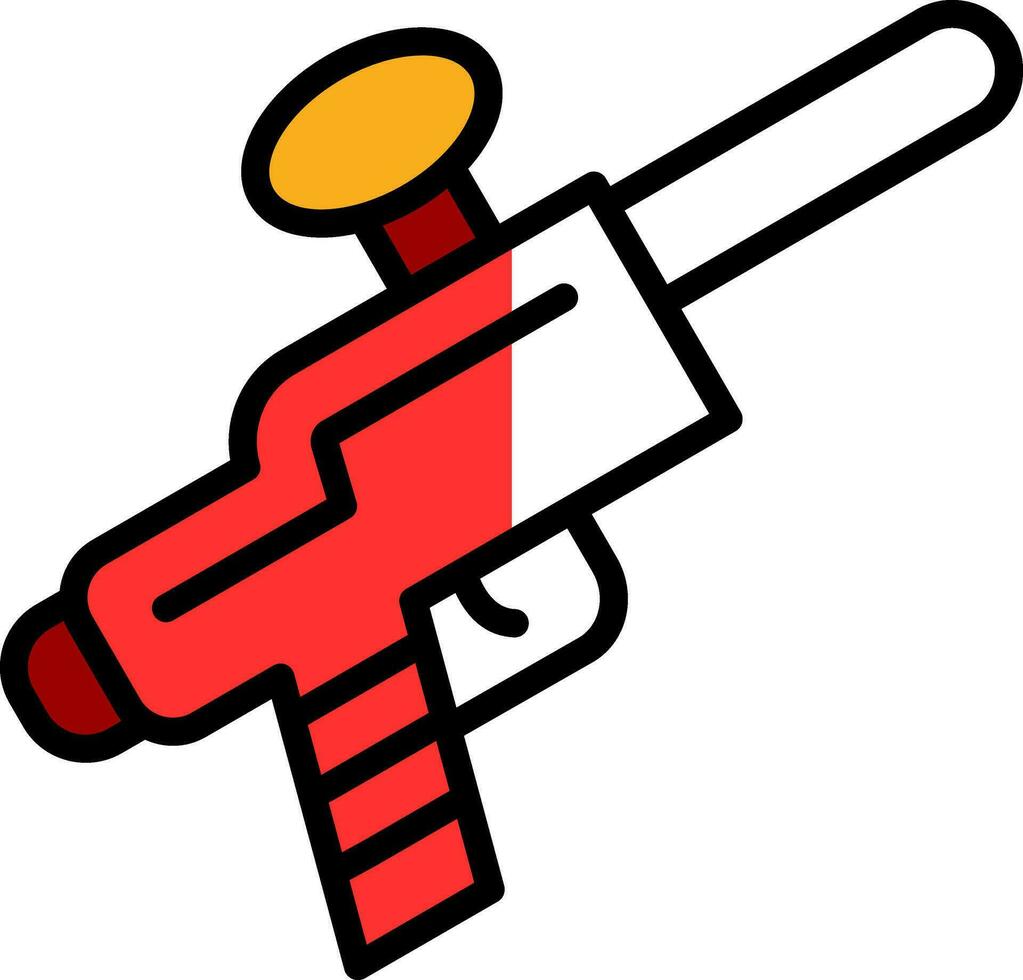 diseño de icono de vector de paintball