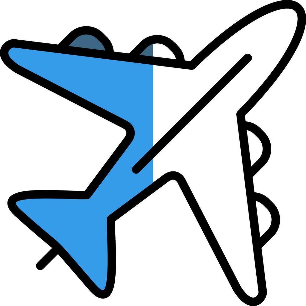 Airplane Vector Icon Design