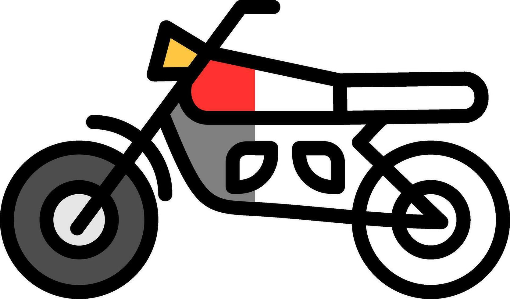 diseño de icono de vector de moto