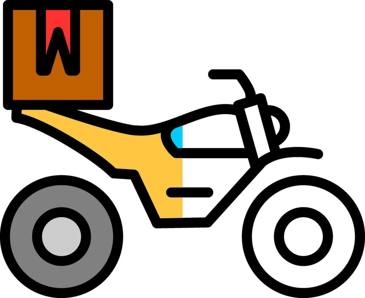 Motocross Vector Icon Design