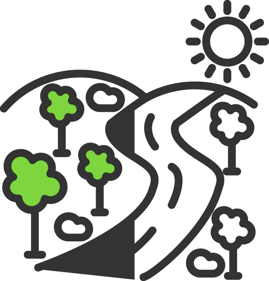 Forest Vector Icon Design