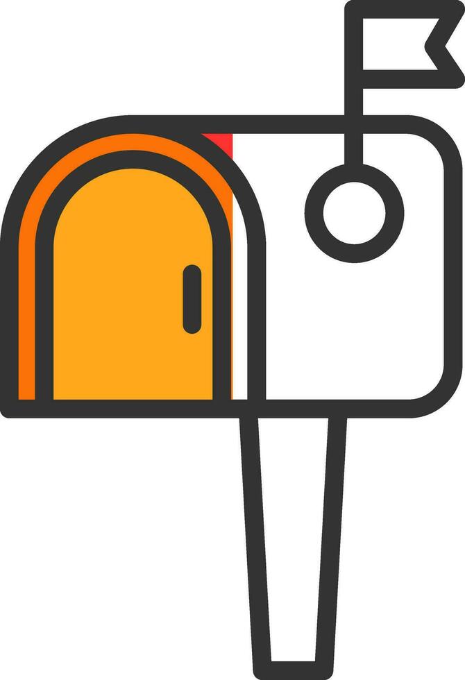 Mailbox Vector Icon Design