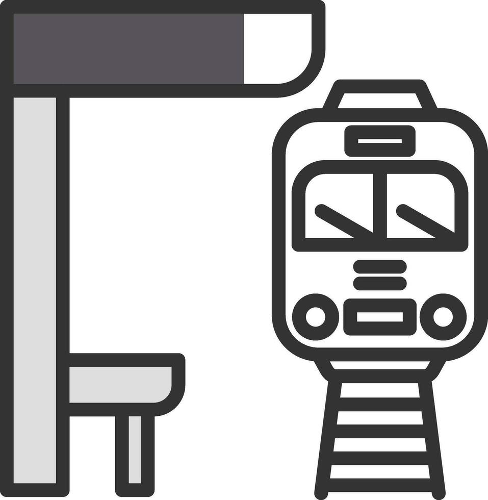 Subway Vector Icon Design