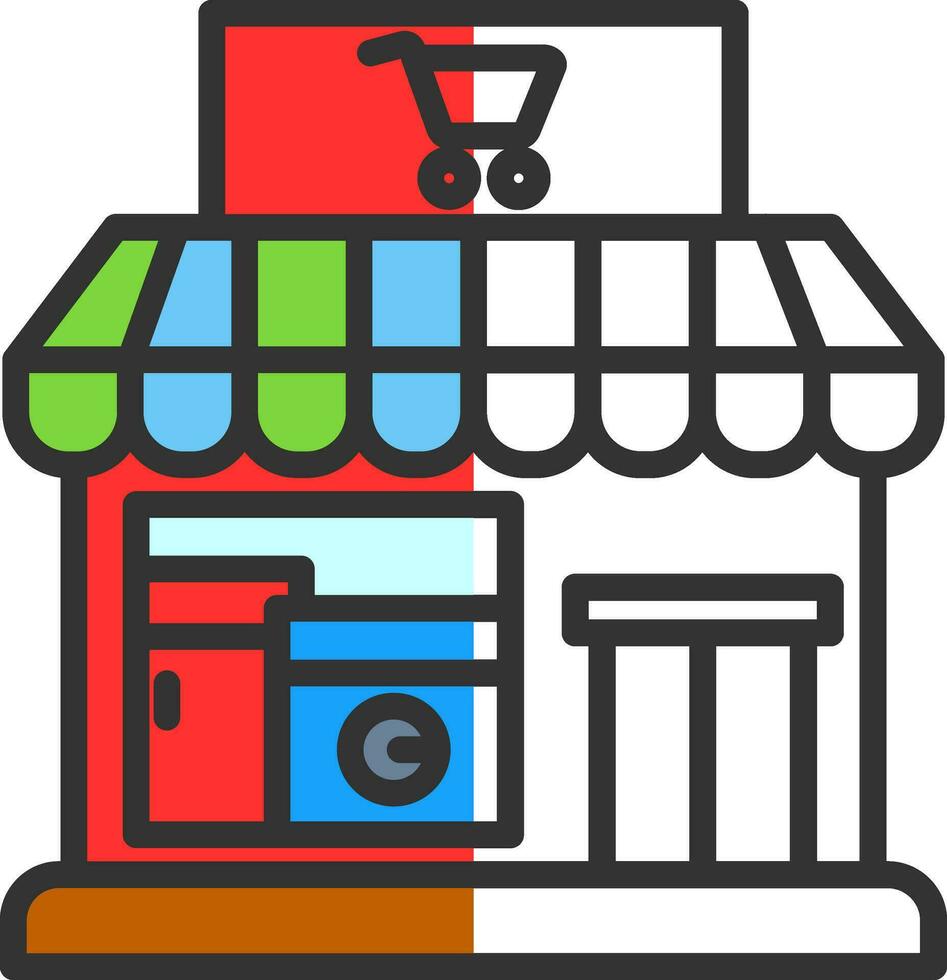 Electronics shop Vector Icon Design