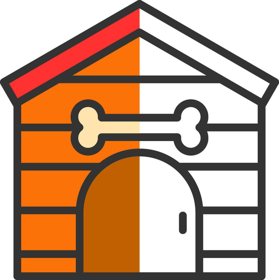 Dog area Vector Icon Design