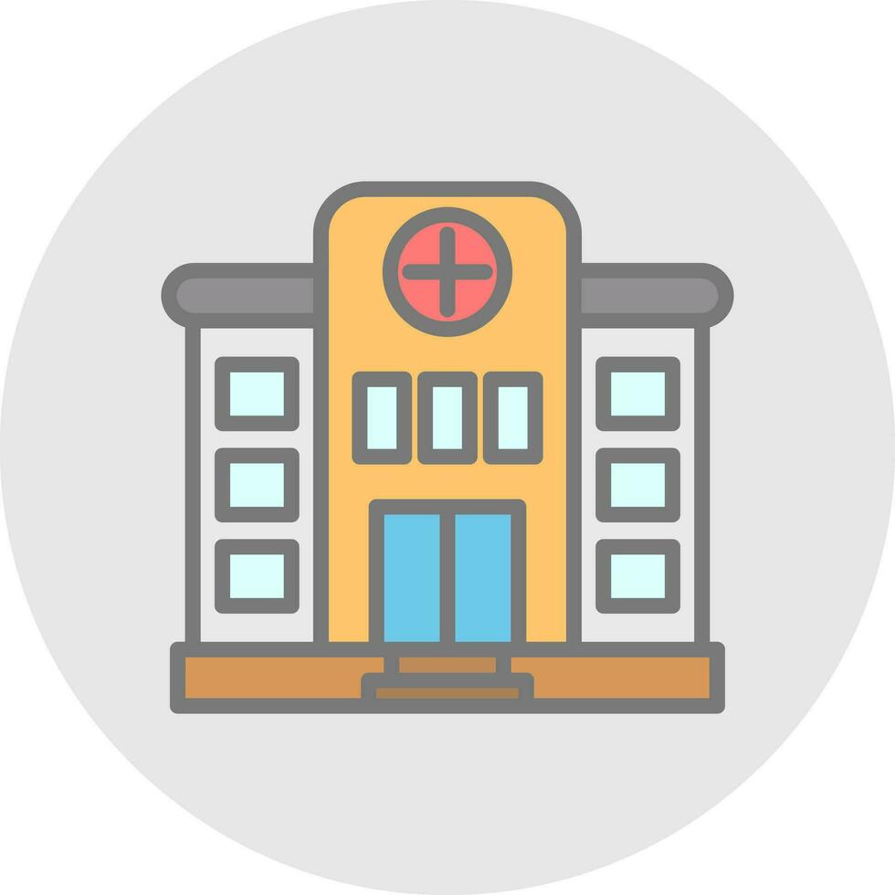 diseño de icono de vector de hospital