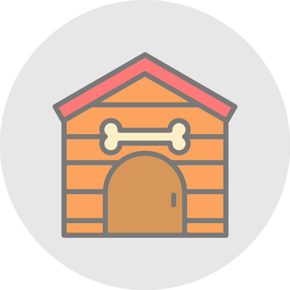 Dog area Vector Icon Design