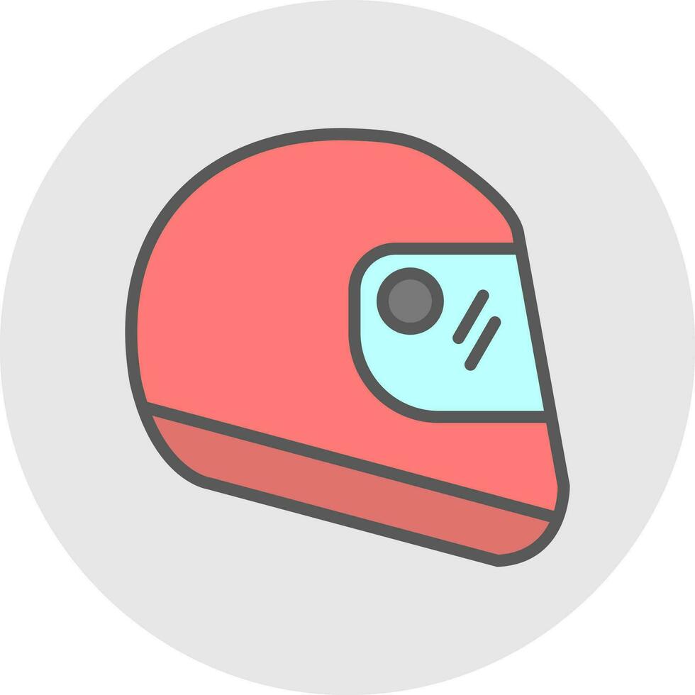 Helmet Vector Icon Design