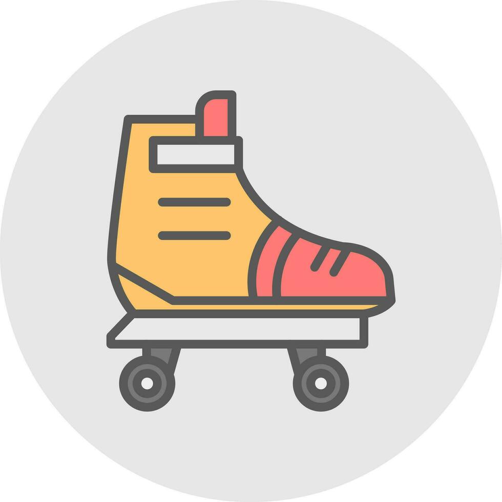 Roller skate Vector Icon Design