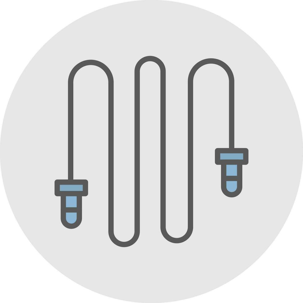 Jumping rope Vector Icon Design