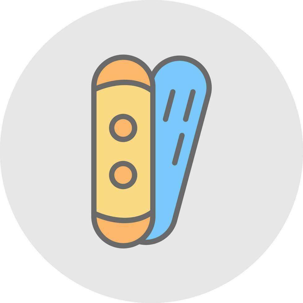 Snoboarding Vector Icon Design