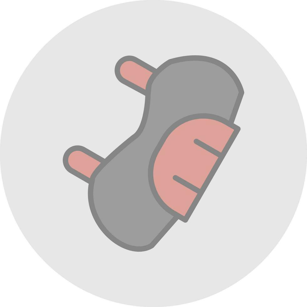 kneepad Vector Icon Design