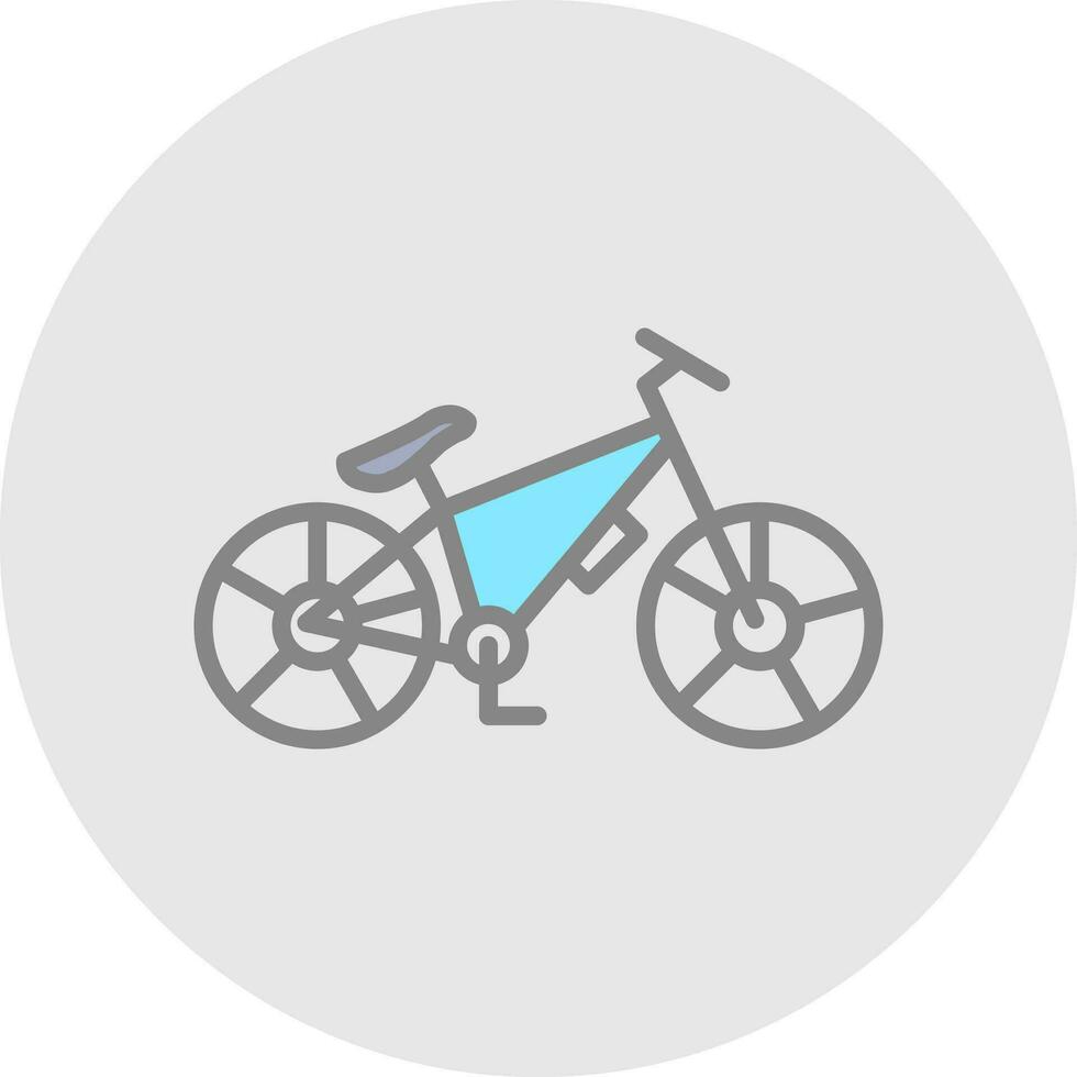 diseño de icono de vector de bicicleta de montaña