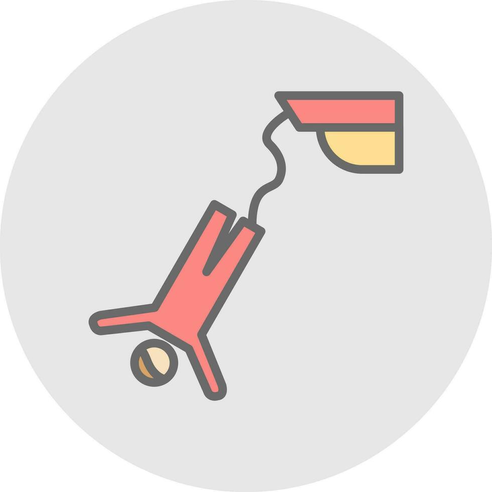 Bungee jumping Vector Icon Design