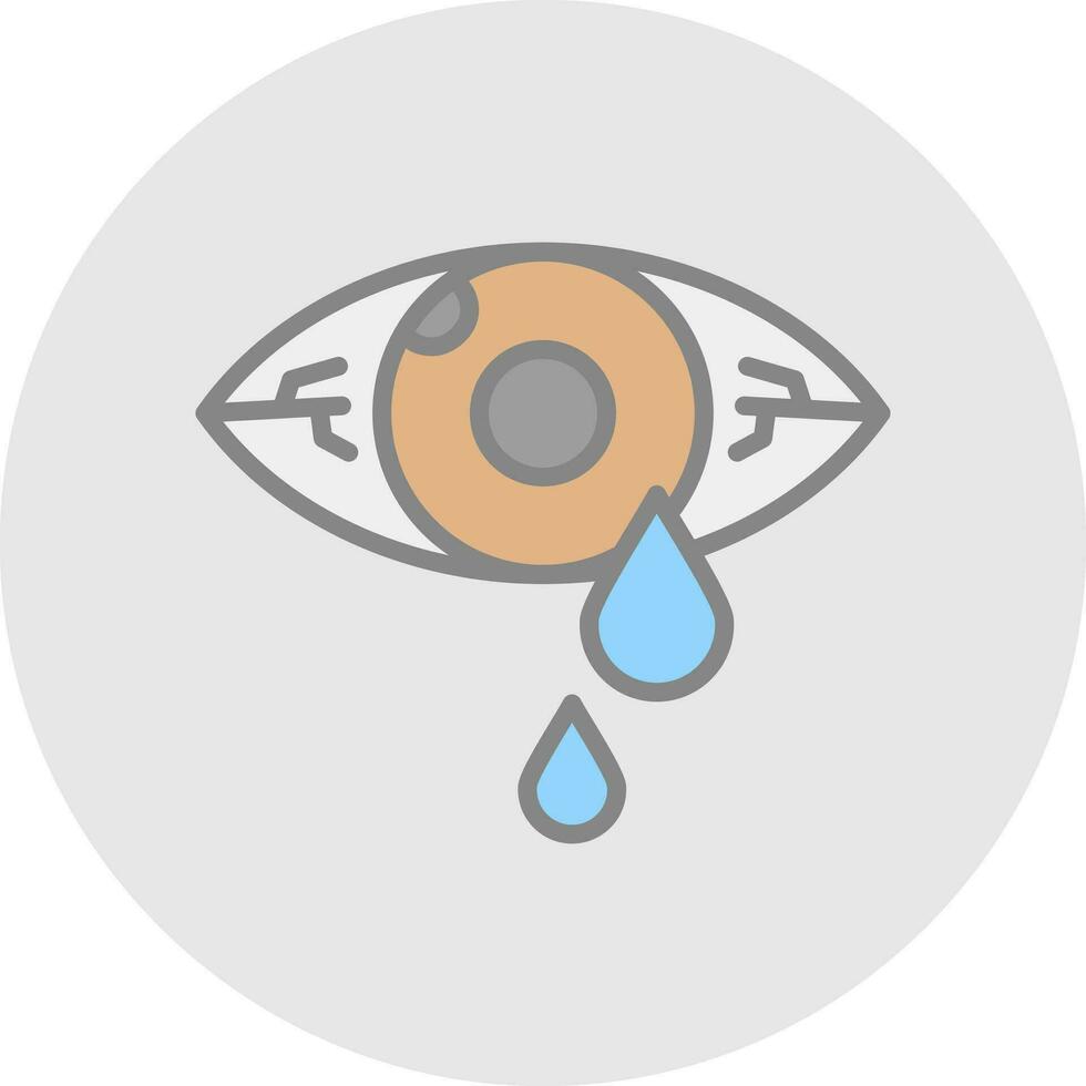 diseño de icono de vector de conjuntivitis